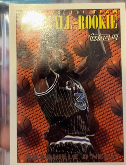 1993-94 Topps Gold All Rookie 1st Team #152 Shaquille O'Neal — front