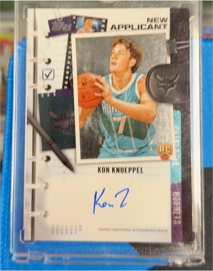 2025-26 Topps New Applicant #NA-KK Kon Knueppel — front
