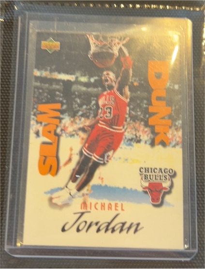 1997-98 Upper Deck Nestle Slam Dunk #SD 22 Michael Jordan — front