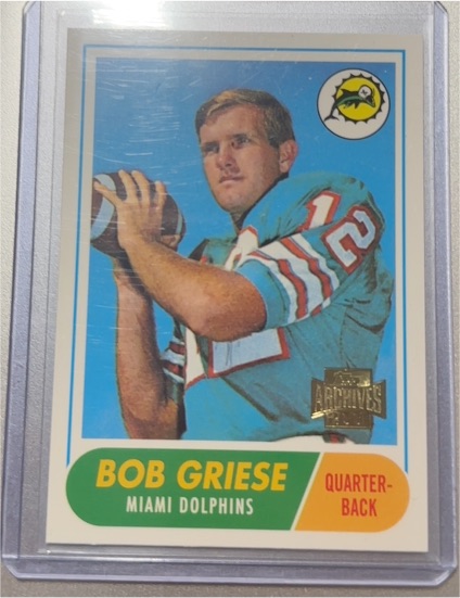 2001 Topps Archives #11 Bob Griese — front
