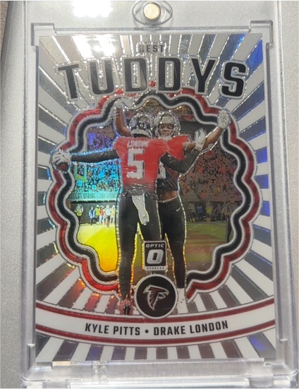 2023 Panini Donruss Optic #BT-KP Kyle Pitts / Drake London Best Tuddys — front
