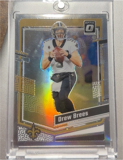 2023 Panini Donruss Optic #135 Drew Brees — front