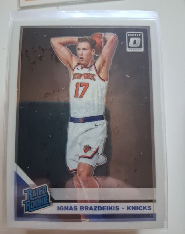 2019-20 Panini Donruss Optic #173 Ignas Brazdeikis — front
