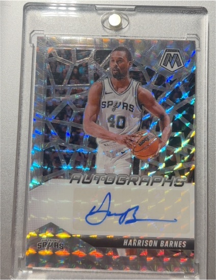 2024-25 Panini Mosaic Autographs #AM-40 Harrison Barnes — front