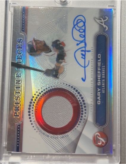 2024 Topps Pristine Pieces Autograph Relics #PPAR-GS Gary Sheffield — front