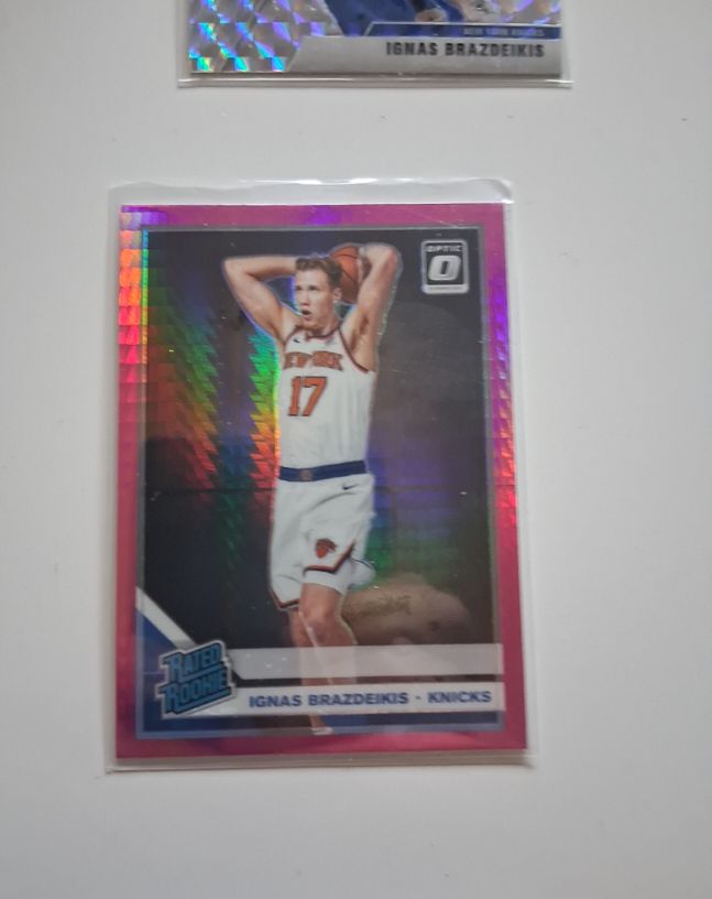 2019-20 Donruss Optic #173 Ignas Brazdeikis — front