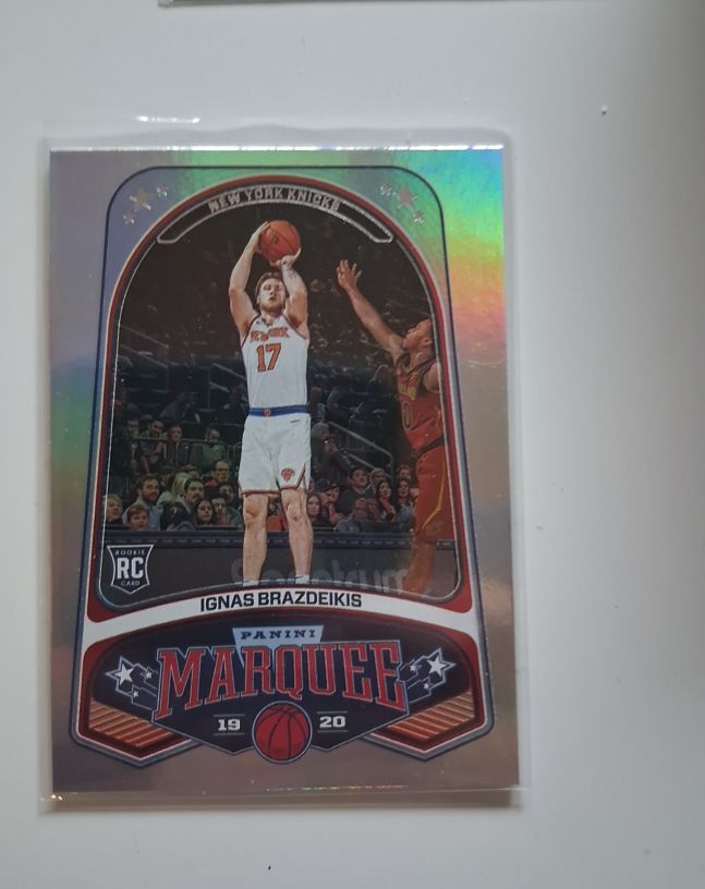 2019-20 Panini Chronicles Marquee #258 Ignas Brazdeikis — front