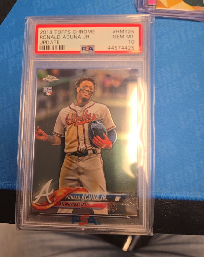 2018 Topps Chrome #HMT25 Ronald Acuna Jr. Update — front