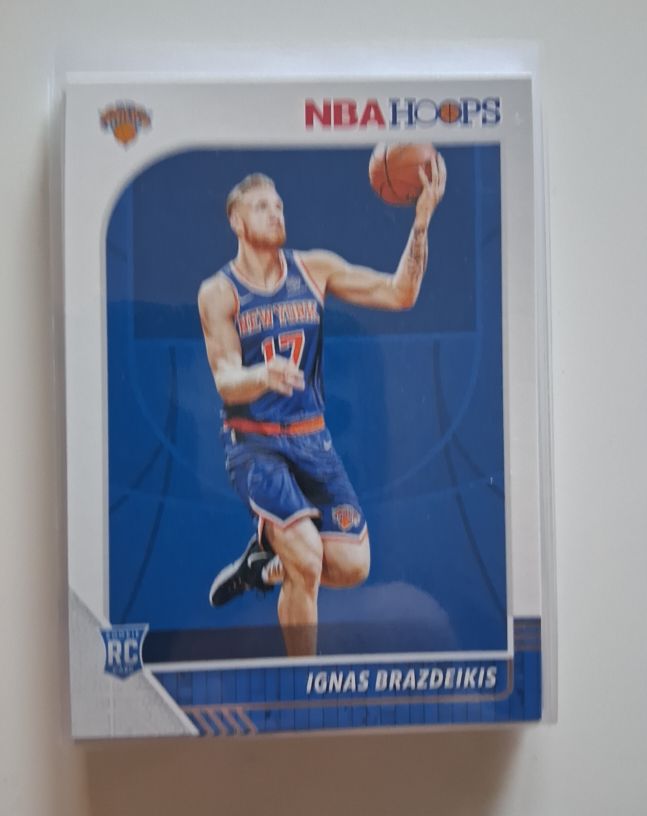 2019-20 Panini NBA Hoops #235 Ignas Brazdeikis — front