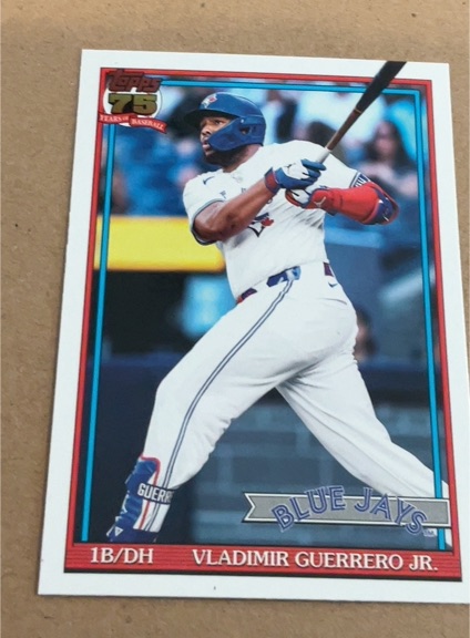 2026 Topps Series 1 1991 Topps #T91-9 Vladimir Guerrero Jr. — front