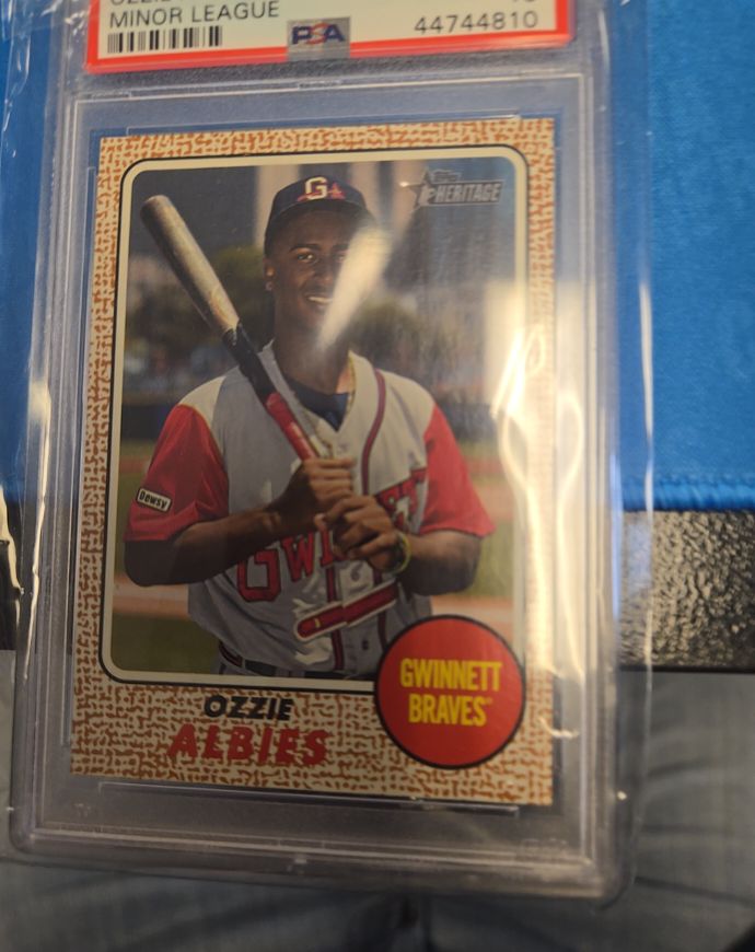 2017 Topps Heritage Minor League #103 Ozzie Albies — front