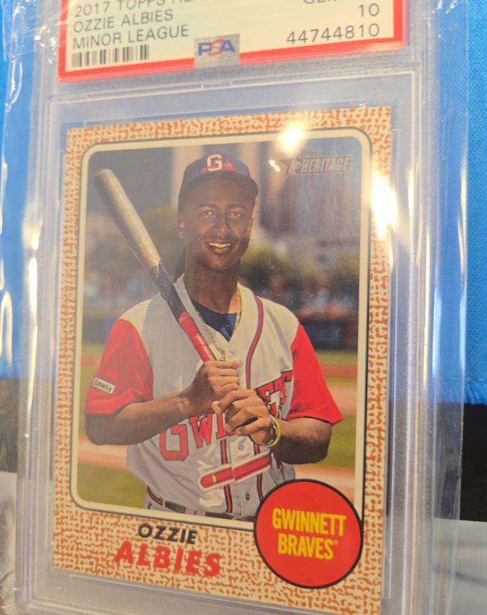 2017 Topps Heritage Minor League #103 Ozzie Albies — front