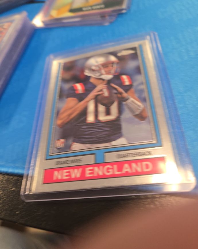2024 Topps Chrome 1974 Topps Football #74TF-3 Drake Maye — front