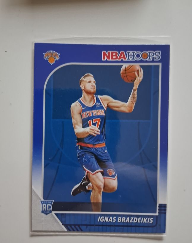 2019-20 Panini NBA Hoops #235 Ignas Brazdeikis — front