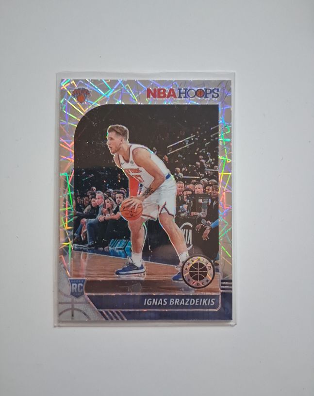 2019-20 Panini NBA Hoops Premium Stock #235 Ignas Brazdeikis — front