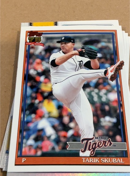 2026 Topps Series 1 1991 Throwback #T91-79 Tarik Skubal — front
