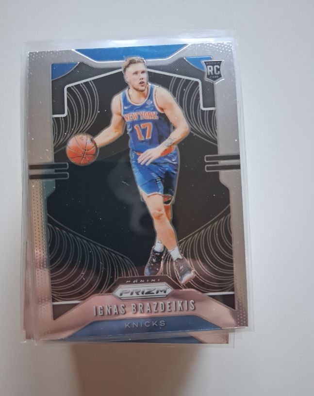 2019-20 Panini Prizm #284 Ignas Brazdeikis — front