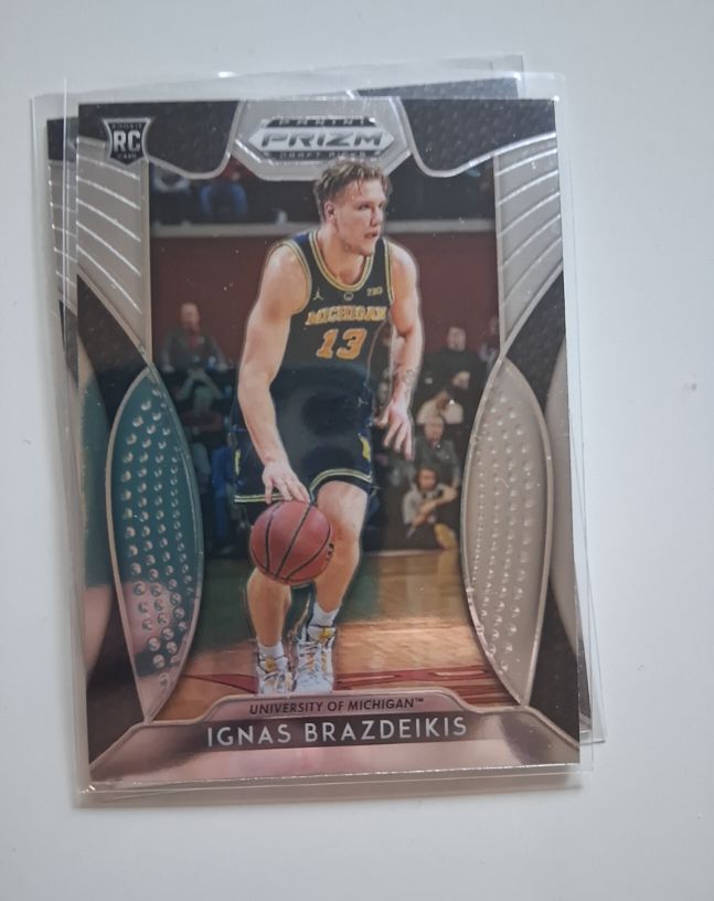2019 Panini Prizm Draft Picks #48 Ignas Brazdeikis — front