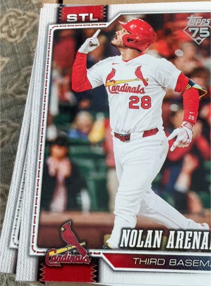 2026 Topps Series One 75th Anniversary #193 Nolan Arenado — front
