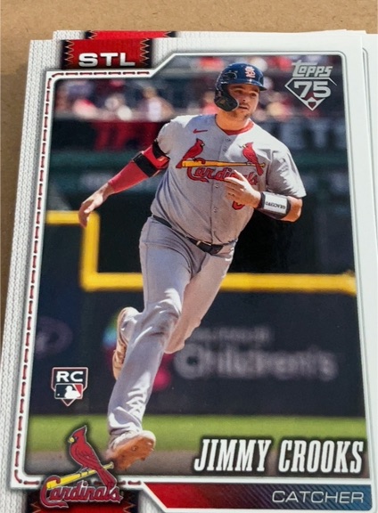 2026 Topps Series 1 #73 Jimmy Crooks — front