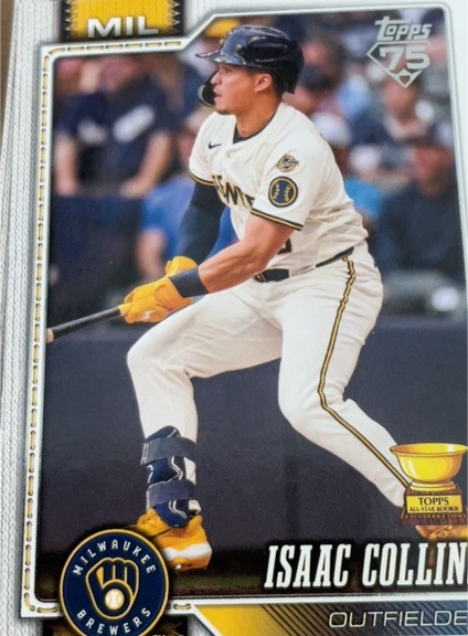 2026 Topps Series 1 #202 Isaac Collins — front