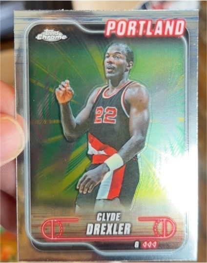 2024-25 Topps Chrome #30 Clyde Drexler — front