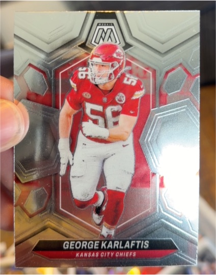 2024 Panini Mosaic #111 George Karlaftis — front