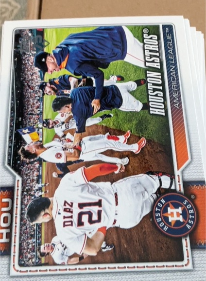 2026 Topps Series 1 #89 Houston Astros Team Card — front