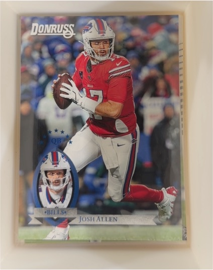 2025 Panini Donruss #16 Josh Allen Retro 1995 Buffalo Bills — front
