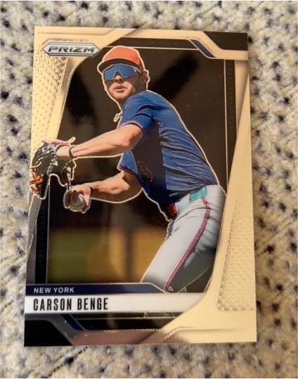 2025 Panini Prizm #222 Carson Benge — front