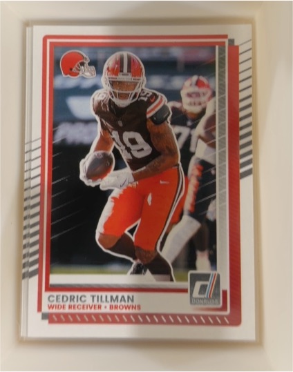 2025 Panini Donruss #78 Cedric Tillman Cleveland Browns — front