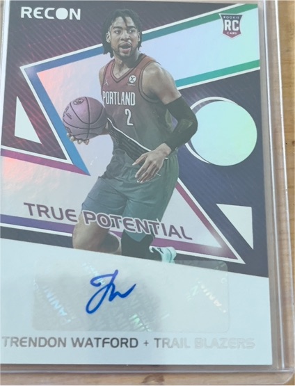 2021-22 Panini Recon #TPS-TWF Trendon Watford True Potential Signatures — front