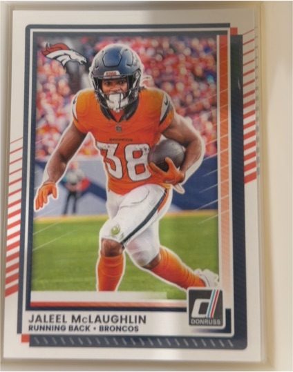 2025 Panini Donruss #151 Jaleel McLaughlin — front