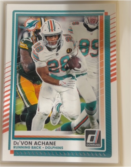 2025 Panini Donruss #110 De'Von Achane — front