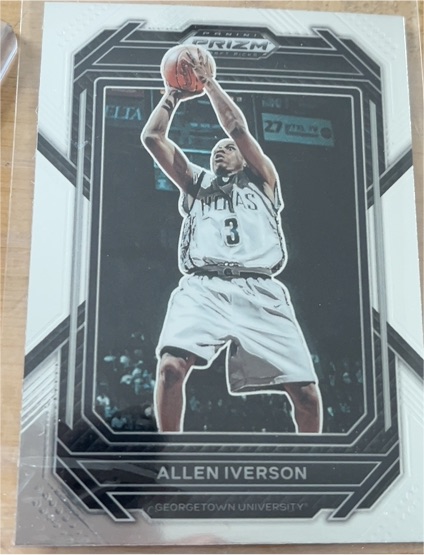 2023 Panini Prizm Draft Picks #77 Allen Iverson — front