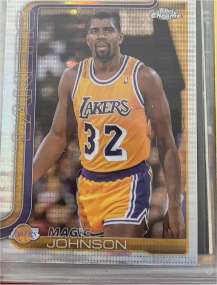 2025-26 Topps Chrome #244 Magic Johnson — front