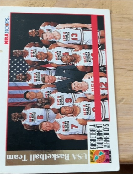 1992 Skybox NBA Hoops #NNO USA Basketball Team — front