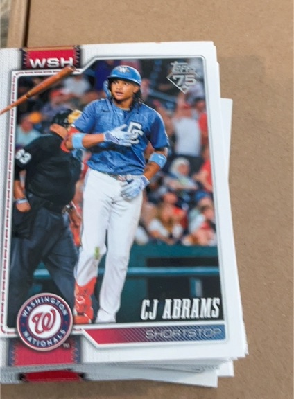 2026 Topps Series 1 #152 CJ Abrams — front