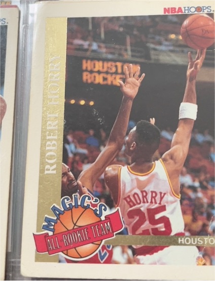 1992-93 NBA Hoops #392 Robert Horry Rookie Card — front