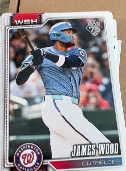 2026 Topps Series 1 #349 James Wood — front