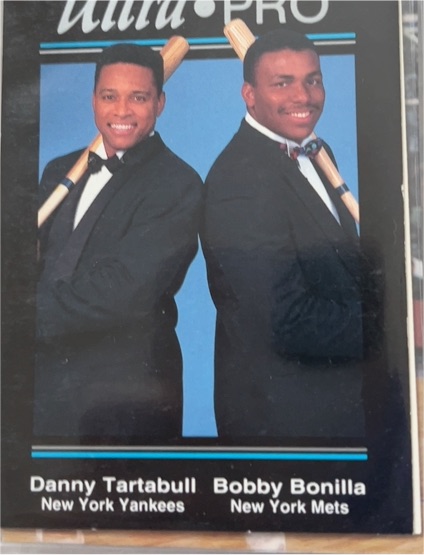 1992 Rembrandt Ultra-Pro Promos #P16 Danny Tartabull Bobby Bonilla — front