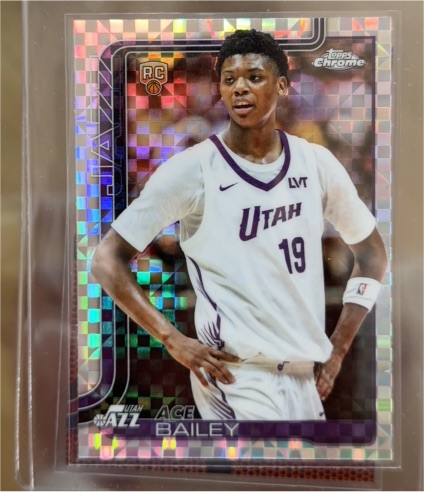 2025 Topps Chrome #255 Ace Bailey — front