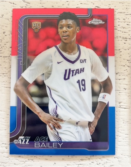2025-26 Topps Chrome #255 Ace Bailey — front