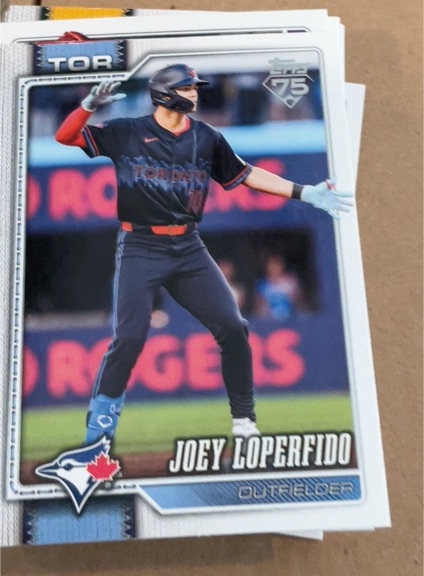 2026 Topps Series 1 #263 Joey Loperfido — front