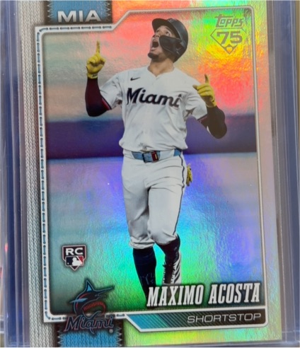 2026 Topps Series 1 #172 Maximo Acosta — front