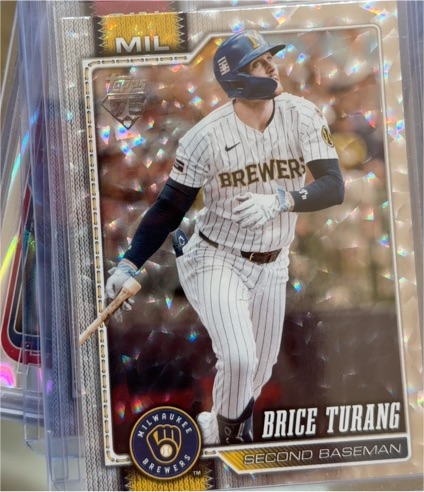 2026 Topps Series 1 #105 Brice Turang — front