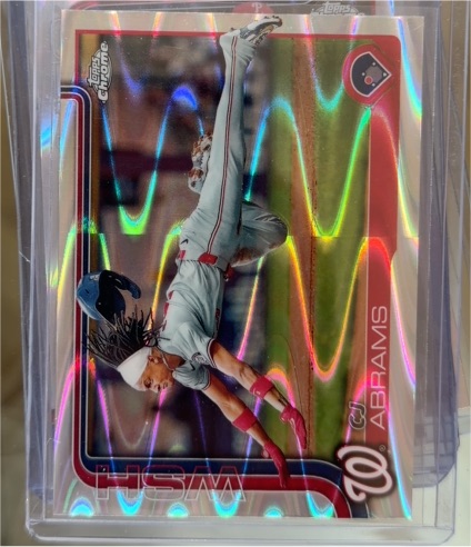 2025 Topps Chrome #176 CJ Abrams — front