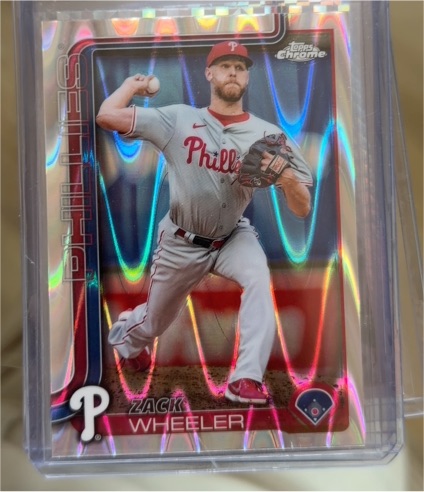 2025 Topps Chrome #189 Zack Wheeler — front