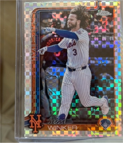 2025 Topps Chrome #180 Jesse Winker — front