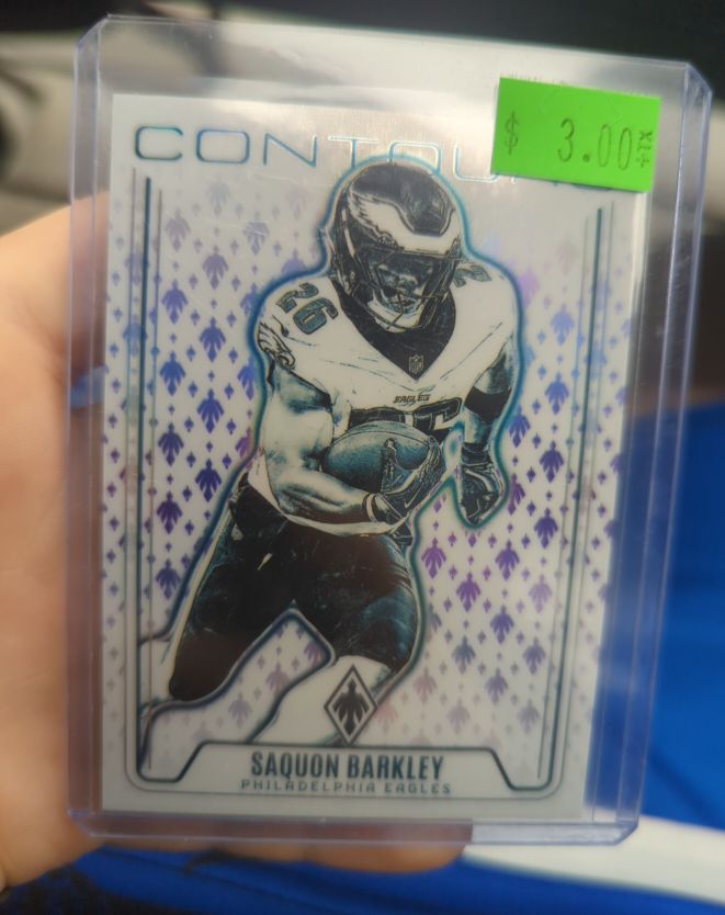 2024 Panini Phoenix Contours #CON-SBY Saquon Barkley — front